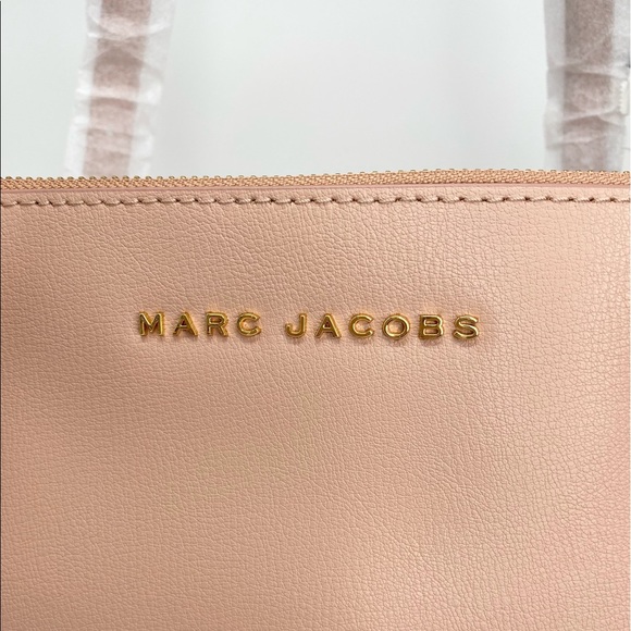 🔥 NEW MARC JACOBS COMMUTER LEATHER TOTE - BALLET - Picture 4 of 10